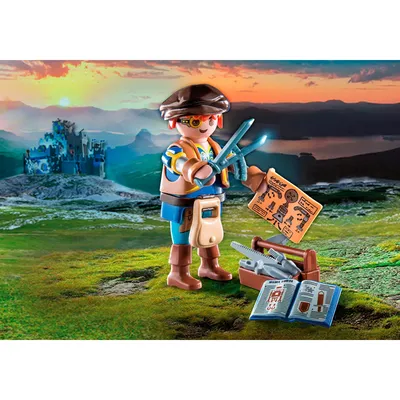 Produktbild von PLAYMOBIL Novelmore Dario mit Werkzeug, 4 Jahr(e), Mehrfarbig, Kunststoff