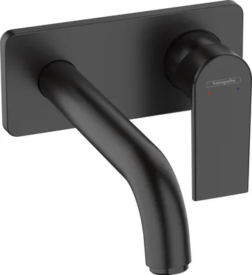Image de HANSGROHE Mitigeur lavabo encastré mural Vernis Shape Noir mat 71578670