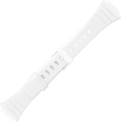 Imagen del producto de Correa de plástico blanca Casio 10435868 para W-215H 14 mm