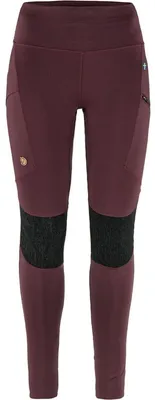 Immagine prodotto di Fjällräven, pantaloni aderenti da trekking Abisko HD da donna, colore: Port, taglia: XXS