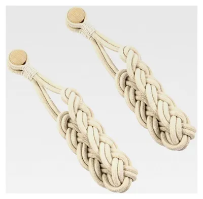 Produktbild von Magnetische Gardinenhalter, 2 Stück Magnet-Vorhang-Raffhalter, Boho-Stil Gewebtes magnetisches Vorhang-Dekorseil für Zuhause, Büro, Café, Dekoration