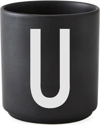 Immagine prodotto di Design Letters - Tazza AJ U, nero