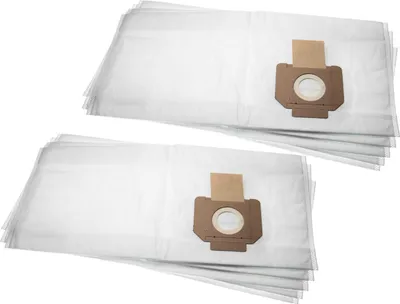 Produktbild von vhbw 10x Staubbeutel kompatibel mit Nilfisk-Alto IVB 3, 30 Staubsauger - 34,8cm x 29,4cm Weiß