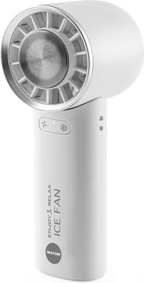 Image de Macom Enjoy & Relax 981 Ventilateur portable personnel blanc rechargeable 2000mAh