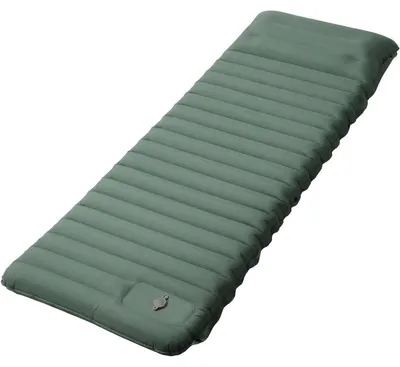 Produktbild von Selbstaufblasende Camping Isomatte 10cm extra dick – Outdoor Schlafmatte für Wandern Angeln Zelt 5 Farben - Farbe: Grün