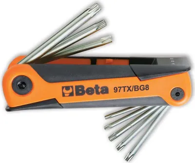 Image de Jeu de 8 clés mâles coudées Beta à profil Torx