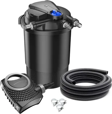 Produktbild von Teichfiltersystem – Druckfilter – Teichpumpe – UV-Filter – Wasserreinigung – Für Teiche bis zu 30.000 Liter