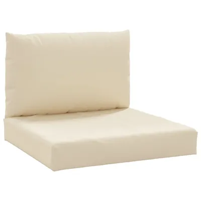 Produktbild von Palettenkissen 2-tlg. Beige Oxford-Gewebe
