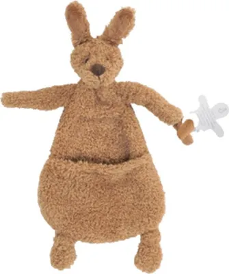 Productafbeelding van Happy Horse Knuffeldoek Kangoeroe Kick, 22 cm - bruin - Cadeau voor baby's