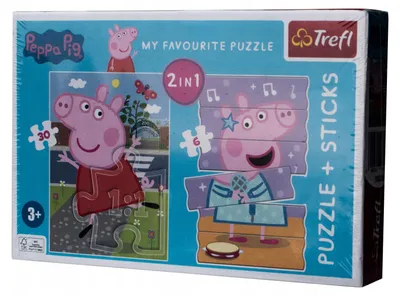 Produktbild von Trefl Puzzle Peppa Wutz 30 Teile + 6 Elemente