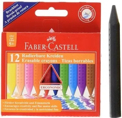 Produktbild von Faber-Castell Plastikkreiden 12 Stück