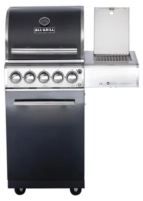 Produktbild von ALLGRILL Gasgrill CHEF S BLACK Modular Grundmodell 2 Brenner, Seitenkocher, Backburner (500702)