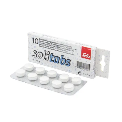 Produktbild von Solis Reinigungstabletten Solitabs, Siebträger Kaffeemaschine, 10 Stück