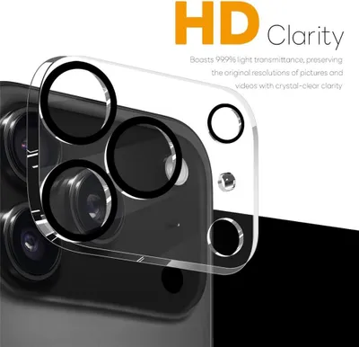 Produktbild von iPhone 17 Pro Kamera Objektivschutz - NORTHJO 9H Panzerglas - Transparent