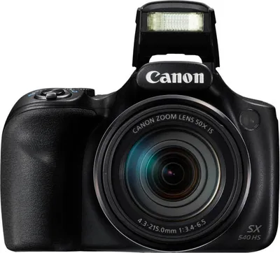 Produktbild von Canon PowerShot SX540 HS, 20,3 MP, 5184 x 3888 Pixel, CMOS, 50x, Full HD, Schwarz