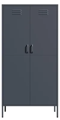 Produktbild von Lendo Online Metallschrank 90x50x180 cm Anthrazit Stahl