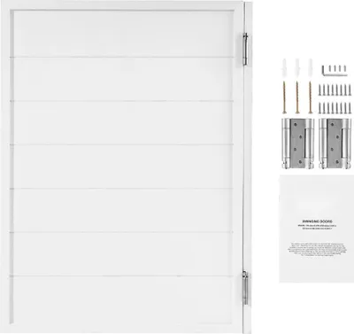 Immagine prodotto di Porte a battente con ferramenta - 805x1060x28cm - Bianco - Cerniere Accessori per porte