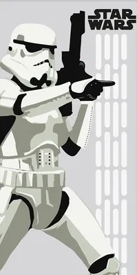 Obrázek produktu pro Osuška Star Wars Stormtrooper 60 x 120 cm