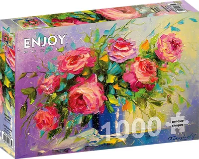 Zdjęcie produktu dla Puzzle 1000 elementów Enjoy – Bukiet róż