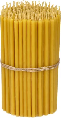 Obrázok produktu pre 780 g. Včelí vosk, sviečky pre kostol, kvalitné, tenké sviečky, rituálne sviečky (cca 200 kusov), kód: 36261