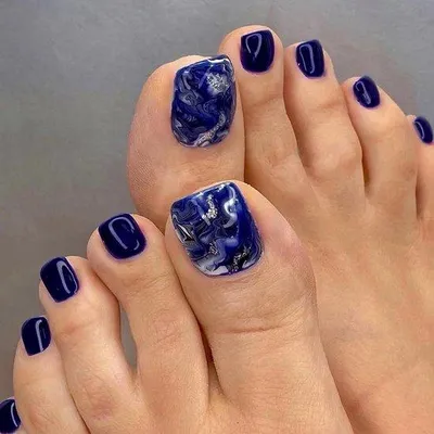 Produktbild von Glitzerblaue Acryl-Nägel - Nägel für Frauen und Mädchen - 24 Stück