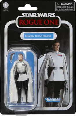 Productafbeelding van Star Wars-figuur, Orson Krennic, 4 jaar, zwart, wit, kunststof