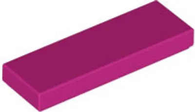 Image de 25 pièces LEGO, pièce c. 63864 en violet