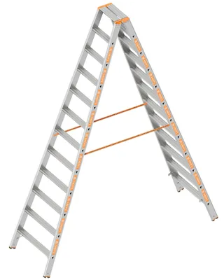 Immagine prodotto di Layher Topic 1043 Stufenstehleiter 2 x 12 Stufen