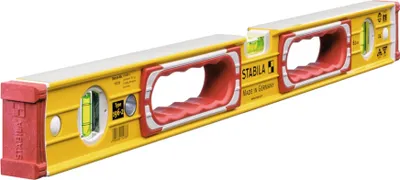 Image de Stabila Type 196-2 niveau 0,61 m Rouge, Jaune