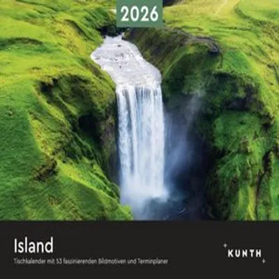 Produktbild von Island - KUNTH Tischkalender 2026