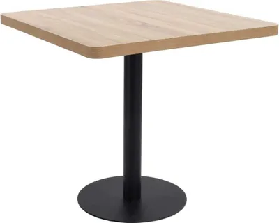 Immagine prodotto di vidaXL Tavolo da bistrot marrone chiaro 80x80 cm MDF