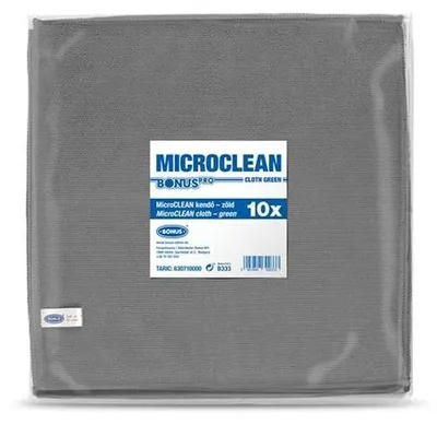 Produktbild von Wischtuch "MicroCLEAN", grau, universal, 10 Stück, 32 x 32 cm, BONUS B192
