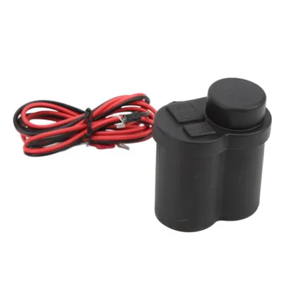 Produktbild von D72C Motorrad Steckdose 2in1 – USB Ladegerät & Zigarettenanzünder, 5V/1,5A, Wasserdicht, 12V/24V, für Motorrad & Roller