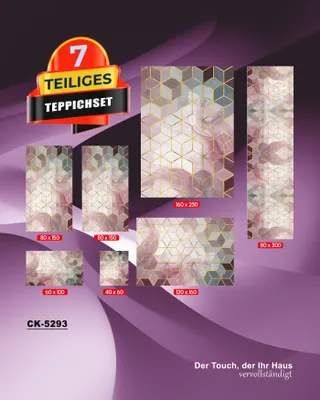 Produktbild von 7-teiliges Teppich-Set CK 5293