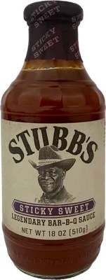Produktbild von STUBB`S sticky sweet BAR-B-Q Sauce 450 ml