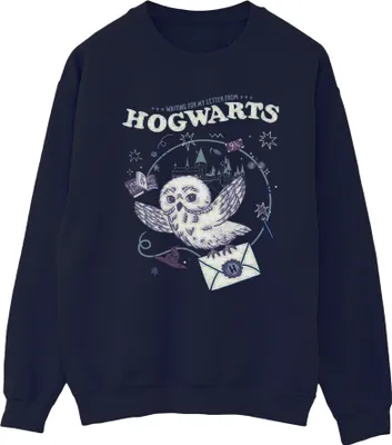 Produktbild von Harry Potter - "Letter From Hogwarts" Sweatshirt für Herren BI28694 (XL) (Marineblau)