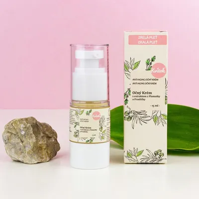 Obrázek produktu pro Kvitok Oční krém s extraktem z Plamatky a Přesličky 15 ml