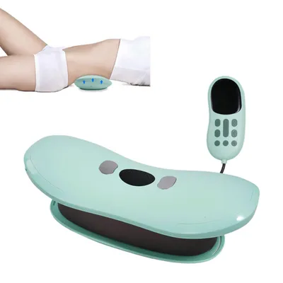 Produktbild von Lendenmassagegerät – 3D Vibration & Wärmeanwendung, Intelligente Fernbedienung, Luftkissen & Stretching für Rücken, Heim&Büro 42x19x8cm【GHX-W002】