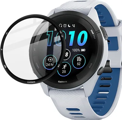 Produktbild von Strap-it Vollflächiger Displayschutz aus PMMA-Material – passend für Garmin Forerunner 965