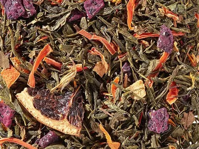 Produktbild von Grünteemischung Sparkling Pink Grapefruit aromatisiert