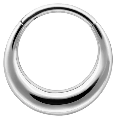 Produktbild von Wildcat Piercingringe - Chunky Septum Clicker aus Chirurgenstahl 316L, Körperstelle: Ohr, Nase, Lippe, Bauchnabel, Durchmesser: 8,0mm, Silber