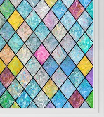 Productafbeelding van Raamfolie met 3D-regenboogeffect, zelfklevend, 45 x 200 cm, geschikt voor badkamer en keuken