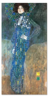 Produktbild von Giallobus - Emilie Floge - Gustav Klimt - 70L x 140B cm - Bild - Acrylglas