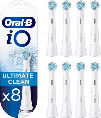 Immagine prodotto di 8 testine per spazzolino elettrico Oral-B iO Ultimate Clean White