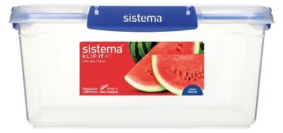 Produktbild von Sistema 881830, Container, Rechteckig, 3,35 l, Transparent, Kunststoff, 175 mm