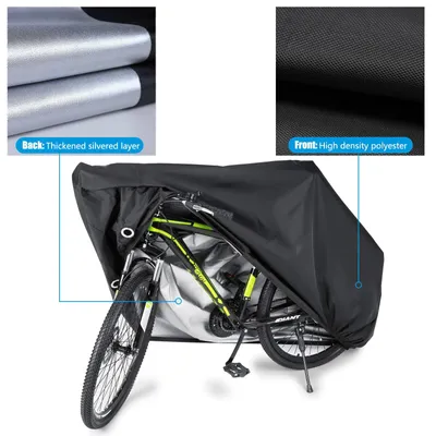 Obrázok produktu pre Plachta na bicykel pre 2 bicykle, vodotesná,Polyuretánzáter, pre zadný nosič