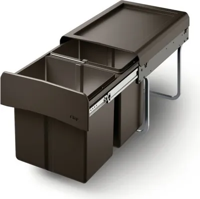 Obrázok produktu pre WESCO® Clap 345 S/400-2, systém zberu odpadu, antracit