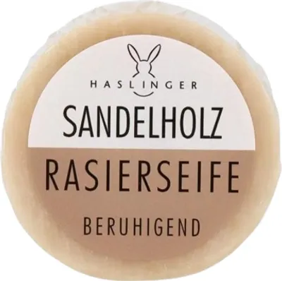 Produktbild von Haslinger Sandelholz Rasierseife, 60 g Art.Nr. 1813