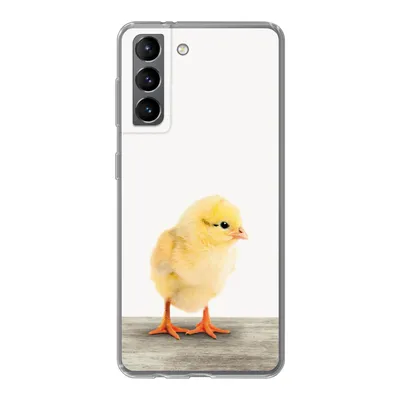 Produktbild von MuchoWow® Handyhülle Schutzhülle Hülle für Samsung Galaxy S21 Küken - Tiere - Jungen - Mädchen - Kinder Silikon Softcase Handy Hülle - Softcase