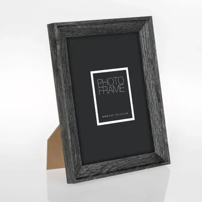 Produktbild von ZEP RT257L, Einzelbilderrahmen, Holz, Schwarz, Tisch, Wand, 13 x 18 cm, Rechteckig